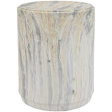 Faux Marble Accent Stool - SE3114
