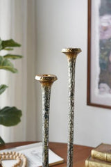 Aluminium Taper Candle Holder 75x75x533