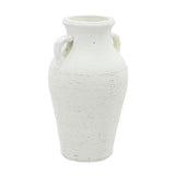 White Terracotta Decorative Urn 200x200x340