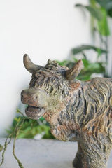 Highland Cow Decorative Figurine 510x235x360