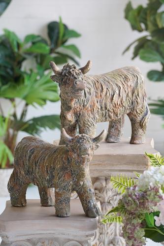 Highland Cow Decorative Figurine 510x235x360