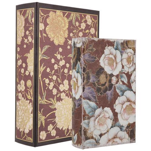 Decorative Book Storage Box Set of 2 - SE3137