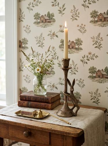 Rabbit Taper Candle Holder