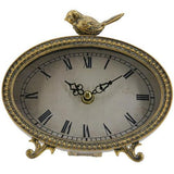 Antique-Style Bird Table Clock