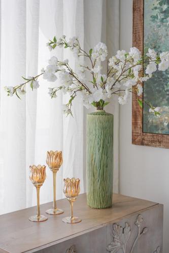 Tulip Glass Candle Holder Set of 3 - SE3154