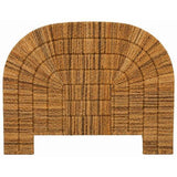 Natural Banana Leaf Queen Headboard - WN6003