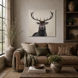 Bad Hair Day Deer Canvas Wall Art 3D Faux Hair 800x800