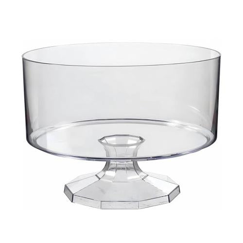Trifle Container Clear Plastic - 18cm Dia x 15cm