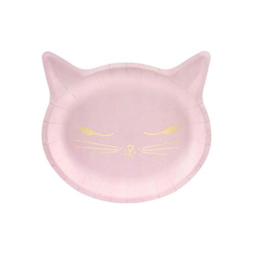 Kitty Party 23cm Shaped Paper Plates - Pack of  6
