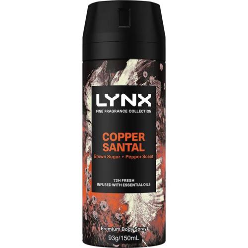 Lynx Spray Copper Santal 165ml