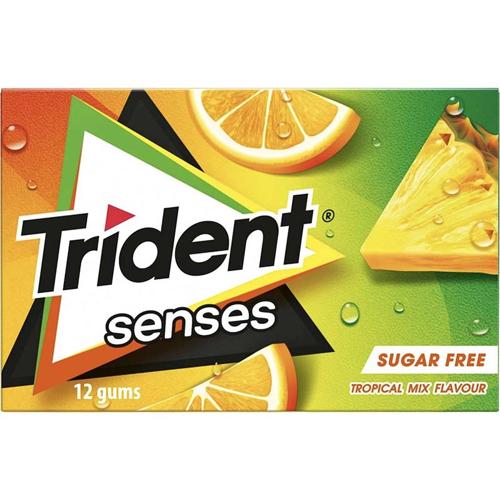 Trident Senses Tropical 23g - (Pack of 12)