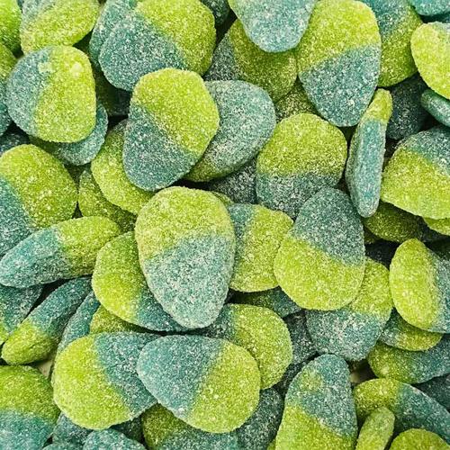 Kiwi Delights Sour Blue & Green Strawberry - 2kg bag