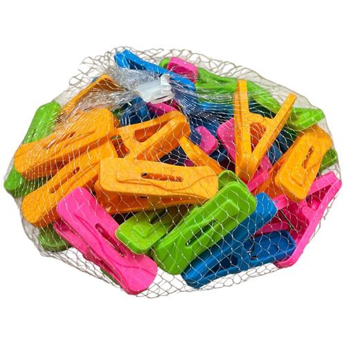 Neon Cloth Pegs 30pc