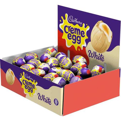 Cadbury White Choc Creme Egg 32g - (Pack of 48)