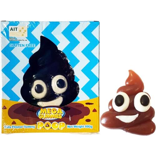 AIT Mega Gummy Poop 600g - (Pack of 8)