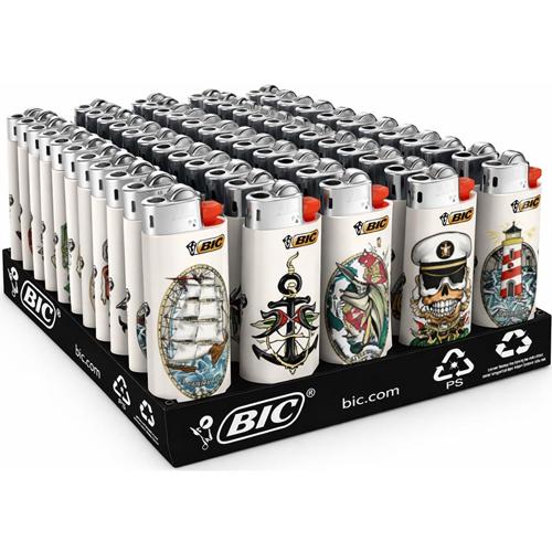 Bic Lighter Body Sailor - (Pack of 50)