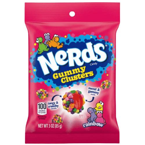 Nerds Gummy Clusters Value Peg 3oz - (Pack of 12)