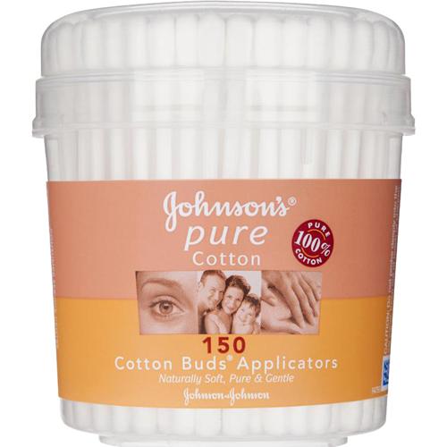 Johnson’s Cotton Buds Pure 150pc - (Pack of 6)