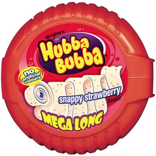 Hubba Bubba Tape Snappy Strawberry - (Pack of 12)