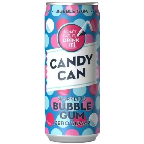 Candy Can Bubble Gum Drink 330ml - (Pack of 12)