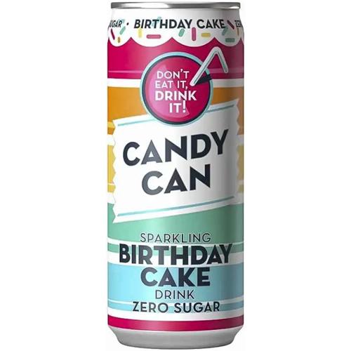 Candy Can Birthday Cake Drink 330ml - (Pack of 12)