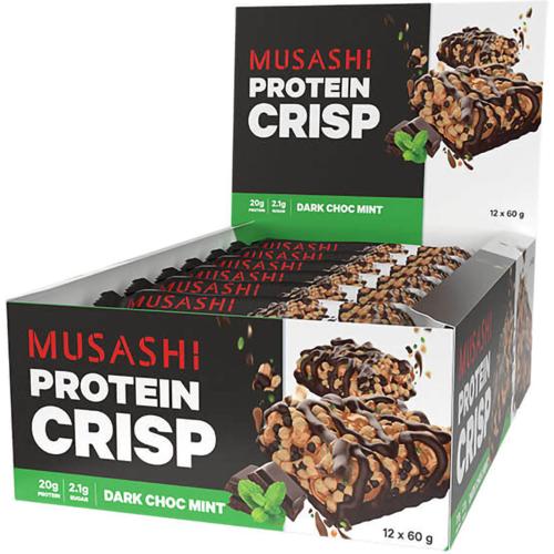 Musashi Shred & Burn Protein Choc Mint 60g - (Pack of 12)