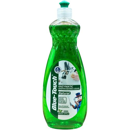 Blu-Touch Dishwashing Liquid Green 600ml - (Pack of 12)