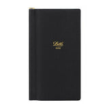 Letts Notebook Legacy Slim 85 x 152mm Black