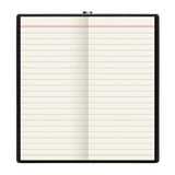 Letts Notebook Legacy Slim 85 x 152mm Black