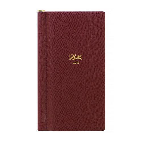 Letts Notebook Legacy Slim 85 x 152mm Garnet