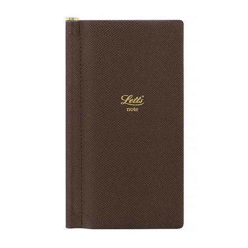 Letts Notebook Legacy Slim 85 x 152mm Chocolate