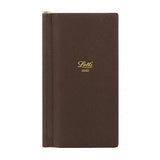 Letts Notebook Legacy Slim 85 x 152mm Chocolate