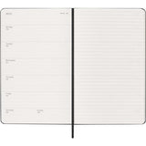 Moleskine Diary 18M Weekly + Notes Hard Cover Large Black 2026/27