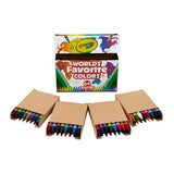Crayola Worlds Favorite Colors Crayons 64Pk with Sharpener