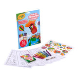 Crayola Worlds Favorite Colors Color & Sticker Activity Set 32 Pages