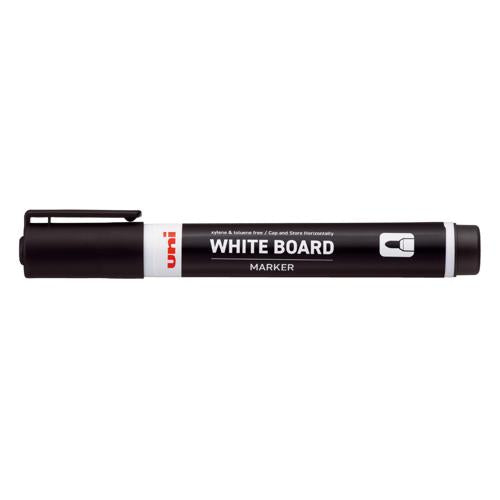 Uni Whiteboard Marker Bullet Black
