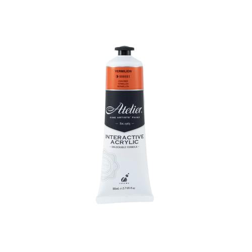 Atelier Acrylic Interactive Paints 80ml Vermillion