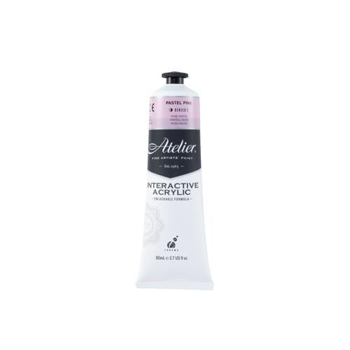 Atelier Acrylic Interactive Paints 80ml Pastel Pink