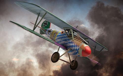 Diecast Aircraft - Corgi - 1/48 Albatros D.V: Ltn. Wolf