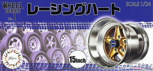 Plastic Kitsets - Fujimi - 1/24 W&T set: 15" Racing Hart