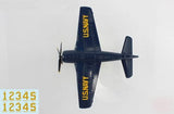 Diecast Aircraft - Hobby Master - 1/72 F8F1B Blue Angels US Navy