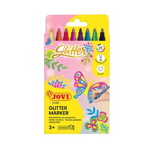 Jovi Glitter Marker 8 Pack