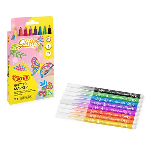 Jovi Glitter Marker 8 Pack
