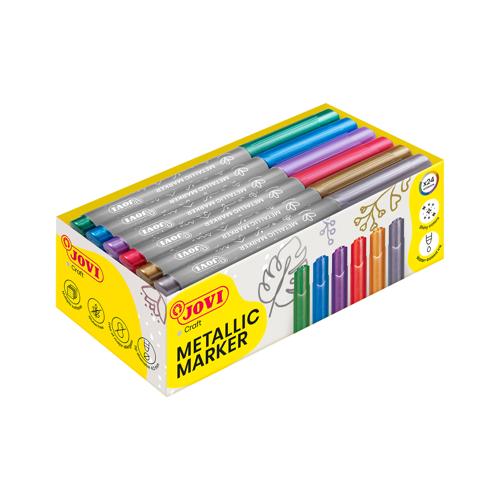 Jovi Decor Metallic Pen Class Pack 24 Pieces