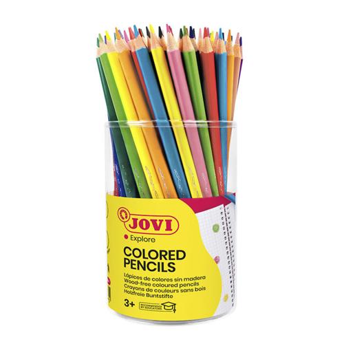 Jovi Woodless Pencil Jar 84 Pieces