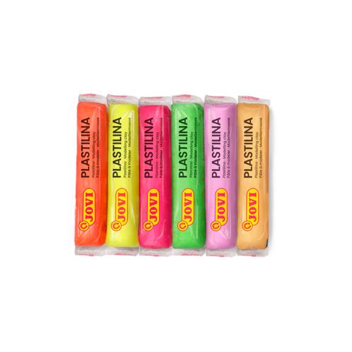 Jovi Plastalina 6 x 15gm Neon