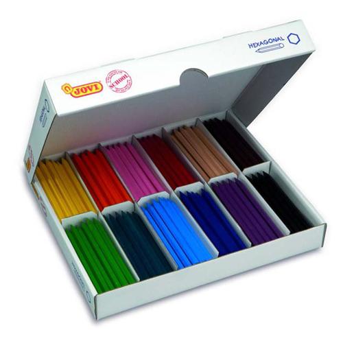 Jovi Hexagonal Crayon Economy Pack 300 (B)