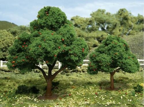 Hobby Model Scenery - Apple Tree 4-5" (2)