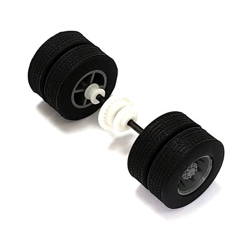 Slot Cars & Accessories - Scalextric - Rear Axle Truck (4156)