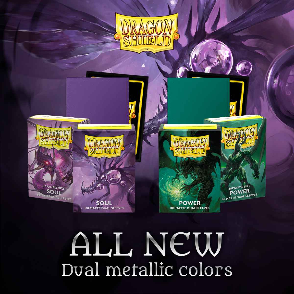 Dragon Shield: Japanese Size Sleeves - Matte Dual - Soul